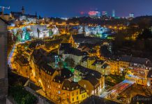 Khám phá Luxembourg – Đất nước đáng sống nhất Châu Âu Thủ đô Luxembourg xinh đẹp vào buổi đêm
