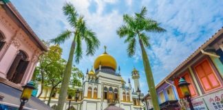 Lạc bước vào khu phố Kampong Glam rực rỡ sắc màu khi du lịch Singapore